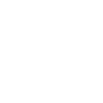 White line icon of a cracked water tank with gauge